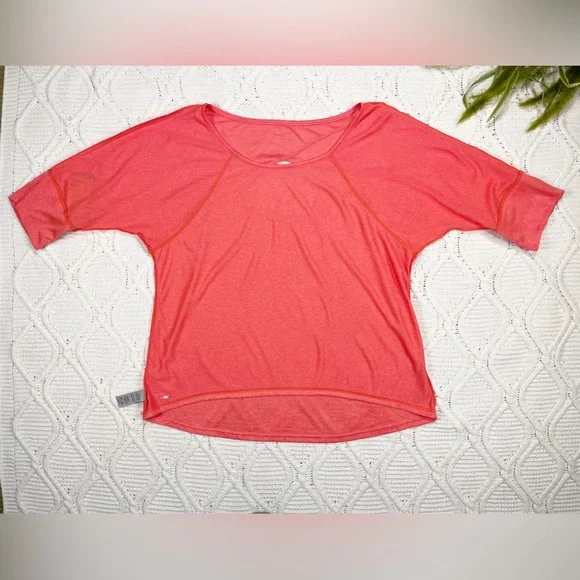 NWT C9 Champion Athletic Top Peekaboo Back Shirt Coral XXL - Picture 7 of 14